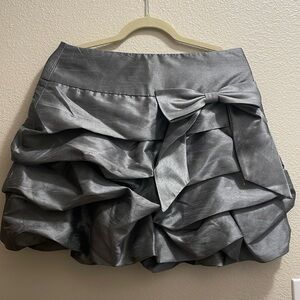 My Michelle skirt. Size 8. Metallic silver/grey